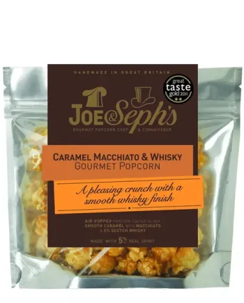 Joe & Seph's Caramel Macchiato Whisky Popcorn Pouch, 30 g