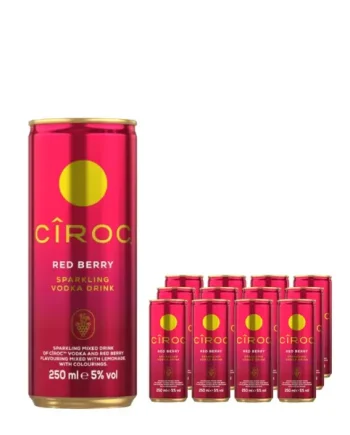 Ciroc Red Berry Premixed Cocktail Can Multipack, 12 x 250 ml