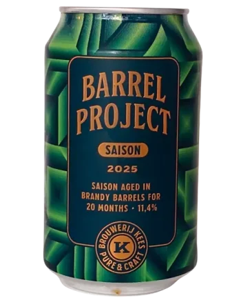 Kees Barrel Project 2025, Dark Saison Aged In Brandy Barrels 330ml (11.4%)