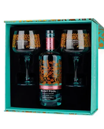 Silent Pool Rose Expression Gin and Copa Glasses Gift Set