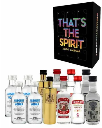 That's The Spirit - Pure Vodka Advent Calendar, 12 x 5 cl