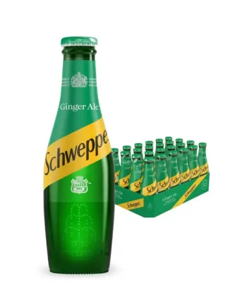 Schweppes Canadian Dry Ginger Ale Multipack, 24 x 200 ml