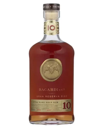 Bacardi Gran Reserva Diez 10 Year Old Rum, 70 cl