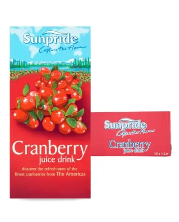 Sunpride Cranberry Juice Multipack, 12 x 1 L