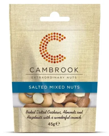 Cambrook Baked & Salted Mixed Nuts, 45 g