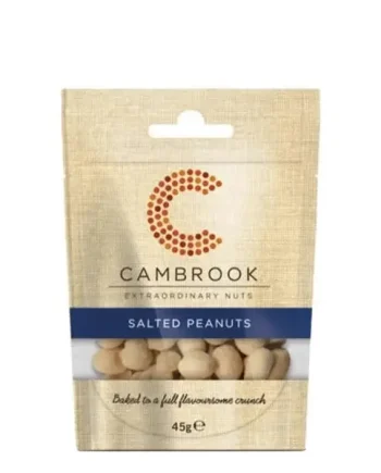 Cambrook Baked & Salted Peanuts, 45 g