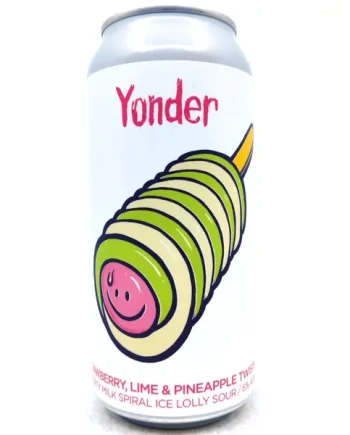 Yonder Strawberry Lime & Pineapple Twister Ice Lolly Sour 6% (440ml can)