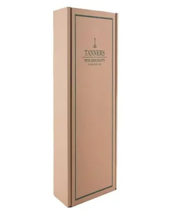 Tanners 1  Bottle Gift Box, Natural Brown