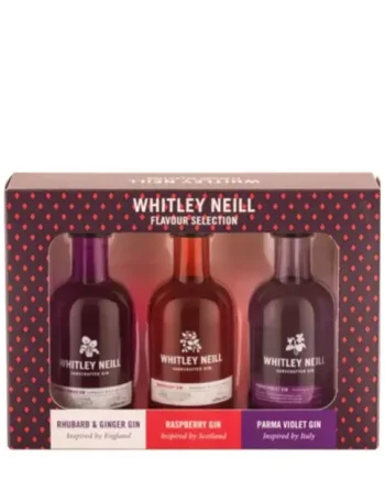 Whitley Neill Pink Gin Miniature Gift Set, 3 x 5 cl