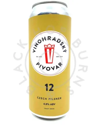 Vinohradsky Pivovar 12 Czech Golden Lager 4.8% (500ml can)