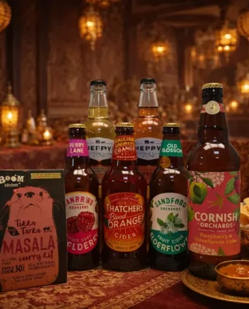 Curry Night In A Box – Light Fruit Cider Gift Hamper Set | Light Fruit Cider Case with Curry Kit - The Online Cider Shop