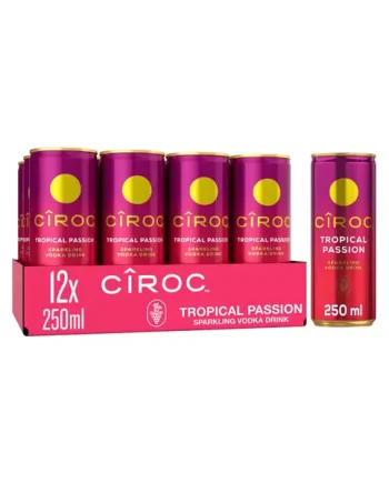 Ciroc Tropical Passion Premixed Cocktail Multipack, 12 x 250 ml