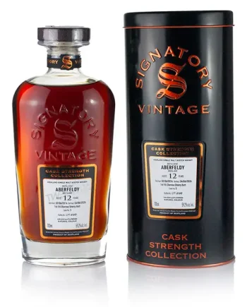 Aberfeldy 12 Year Old 2016 Signatory Cask Strength