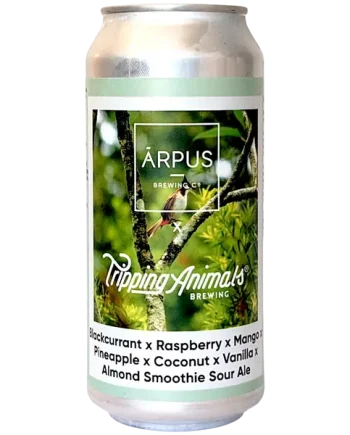 Arpus X Tripping Animals Blackcurrant X Raspberry X Mango X ... Smoothie Sour Ale Sour 440ml (4.5%)