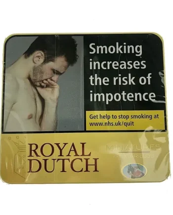 Ritmeester Royal Dutch Miniature yellow Tin of 10