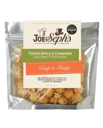 Joe & Seph's Toffee Apple & Cinnamon Popcorn Pouch, 32 g