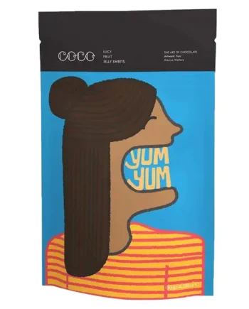 COCO Juicy Fruit Jelly Sweets, 130 g