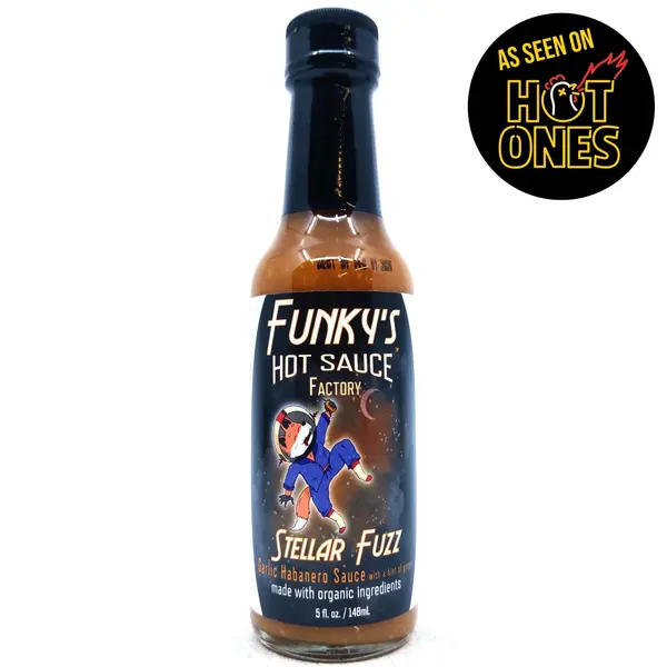 Funky's Hot Sauce Factory Stellar Fuzz Garlic Habanero (148ml)