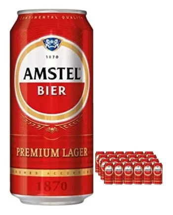 Amstel Lager Beer Can Multipack, 24 x 440 ml