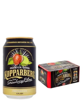 Kopparberg Strawberry & Lime Fridge Pack, 10 x 330 ml BBE 17/05/2026