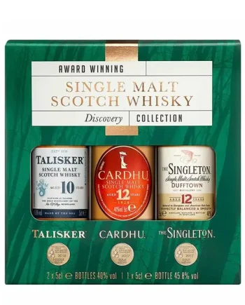 Single Malt Scotch Whisky Miniature Discovery Collection, 3 x 5 cl