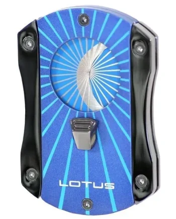 Lotus Deception Blue Starburst Cigar Cutter