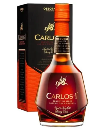 Carlos I Solera Gran Reserva Brandy de Jerez Gift Box, 70 cl