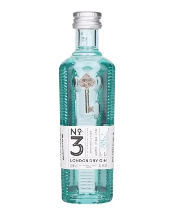 No. 3 London Dry Gin Miniature, 5 cl