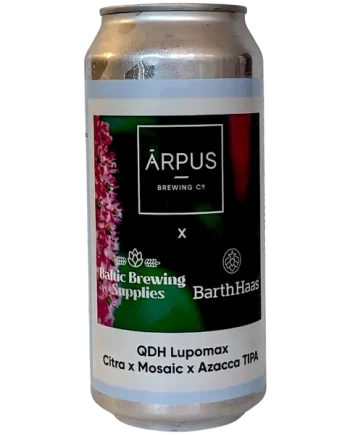 Arpus X Baltic Brewing Supplies X BarthHaas X QDH Lupomax Citra X Mosaic X Azacca TIPA 440ml (10%)