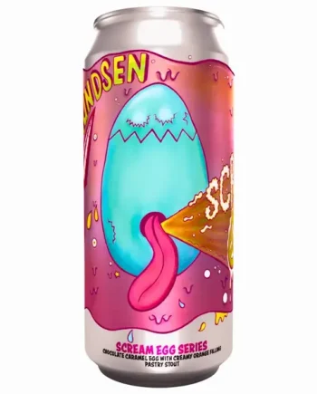 Amundsen Scream Egg - Chocolate Caramel Egg with Creamy Orange Filling Pastry Stout 440ml (7%)