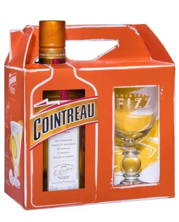 Cointreau Orange Liqueur Glass Gift Pack, 70 cl