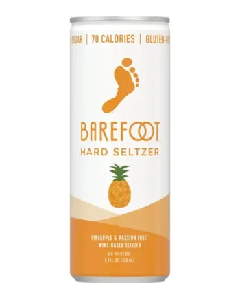 Barefoot Pineapple & Passion Fruit Hard Seltzer Can, 250 ml