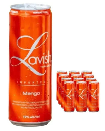 Lavish Mango Vodka Cocktail Can Multipack, 12 x 330 ml