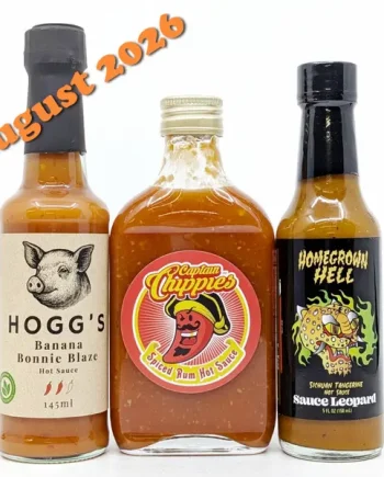 12 month bi-monthly (6 boxes) pre-paid Burns Box GIFT hot sauce subscription