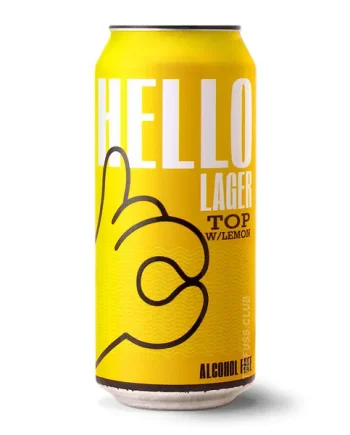 Hello Lager Top W/ Lemon, 0.5%