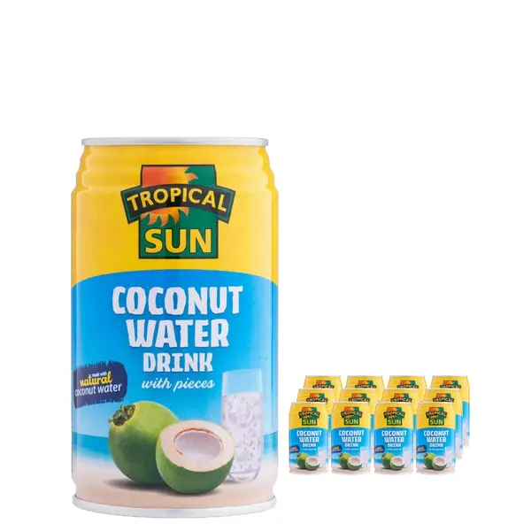 Tropical Sun Coconut Water Drink Multipack, 12 x 330 ml
