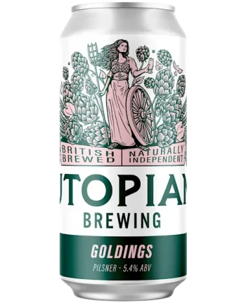 Utopian Goldings Pilsner 440ml (5.4%)