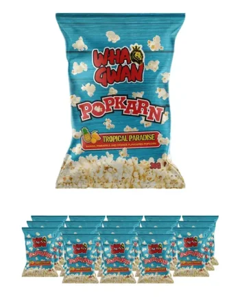 Wha Gwan Popkarn Tropical Paradise Popcorn Multipack, 18 x 25 g