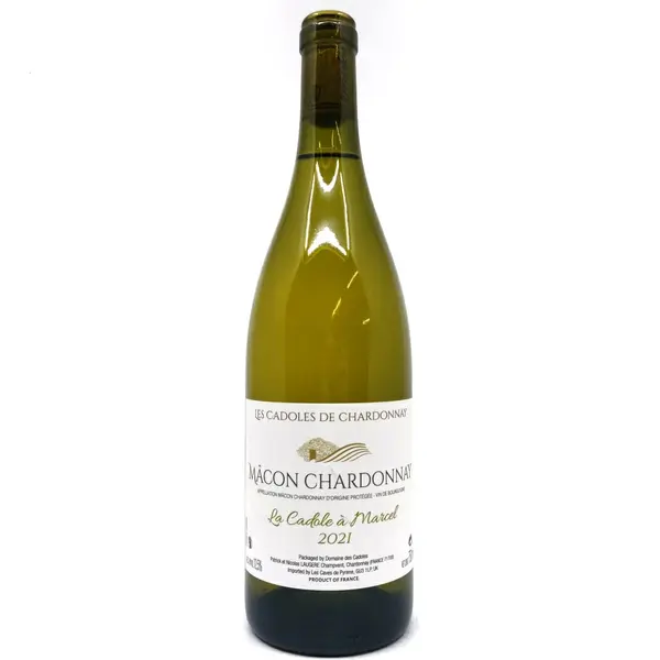 Les Cadoles La Cadole à Marcel Mâcon Chardonnay 2021 (750ml)