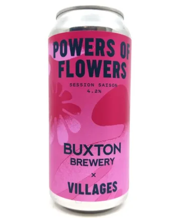 Villages x Buxton Powers of Flowers Session Saison 4.2% (440ml can)