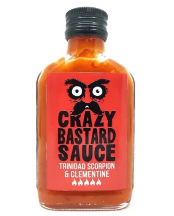 Crazy Bastard Sauce Trinidad Scorpion & Clementine Hot Sauce (100ml)