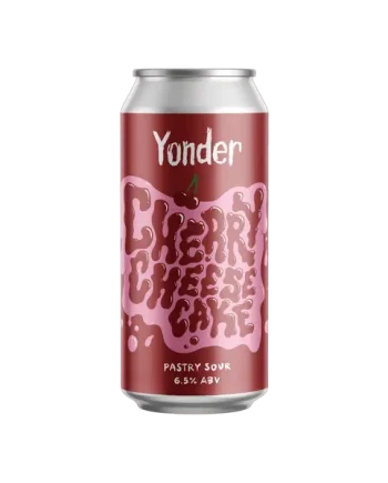 YONDER CHERRY CHEESECAKE PASTRY SOUR 6.5% 440ML CAN VEGAN FRIENDLY - The Hop Shoppe
