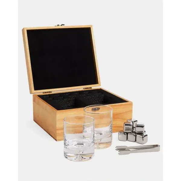 Vonshef Whiskey Glasses and Stones Set