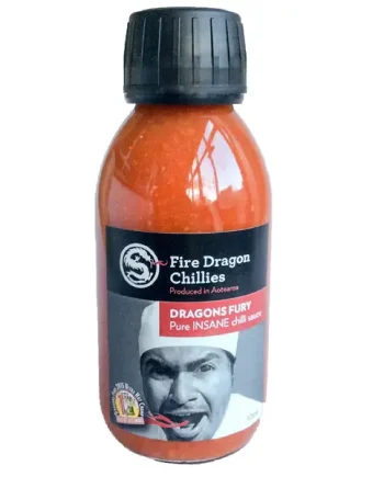Fire Dragon Chillies Dragons Fury Pure Insane Chilli Sauce (125ml)