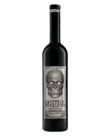 Skull X Platinum Filtered Vodka, 70 cl