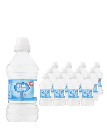 Elm Spring Still Mineral Sports Cap Bottle Water Multipack, 24 x 330 ml