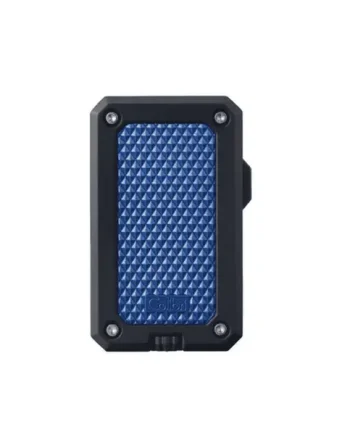 Colibri Rally Jet Flame Lighter in Black & Blue