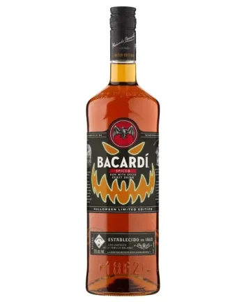 Bacardi Limited Edition Halloween Glow In The Dark Spiced Rum, 70 cl