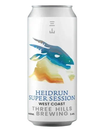 Three Hills Heidrun Super Session: West Coast Edition 440ml (3.4%)