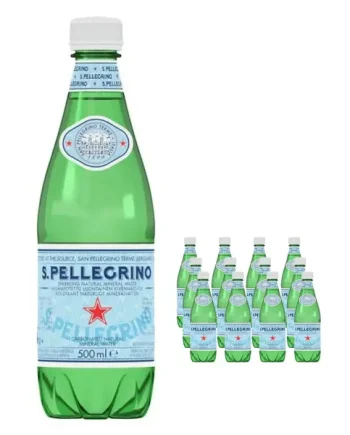 San Pellegrino Sparkling Mineral Water Bottle Multipack, 12 x 500 ml
